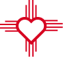 Care icon in red color Care icon in red color